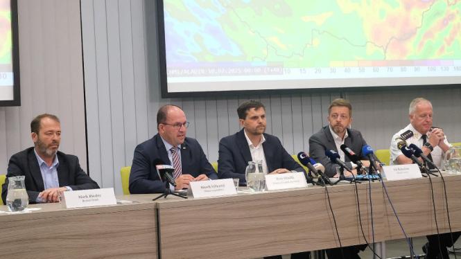 Ústřední povodňová komise červenec 2025
