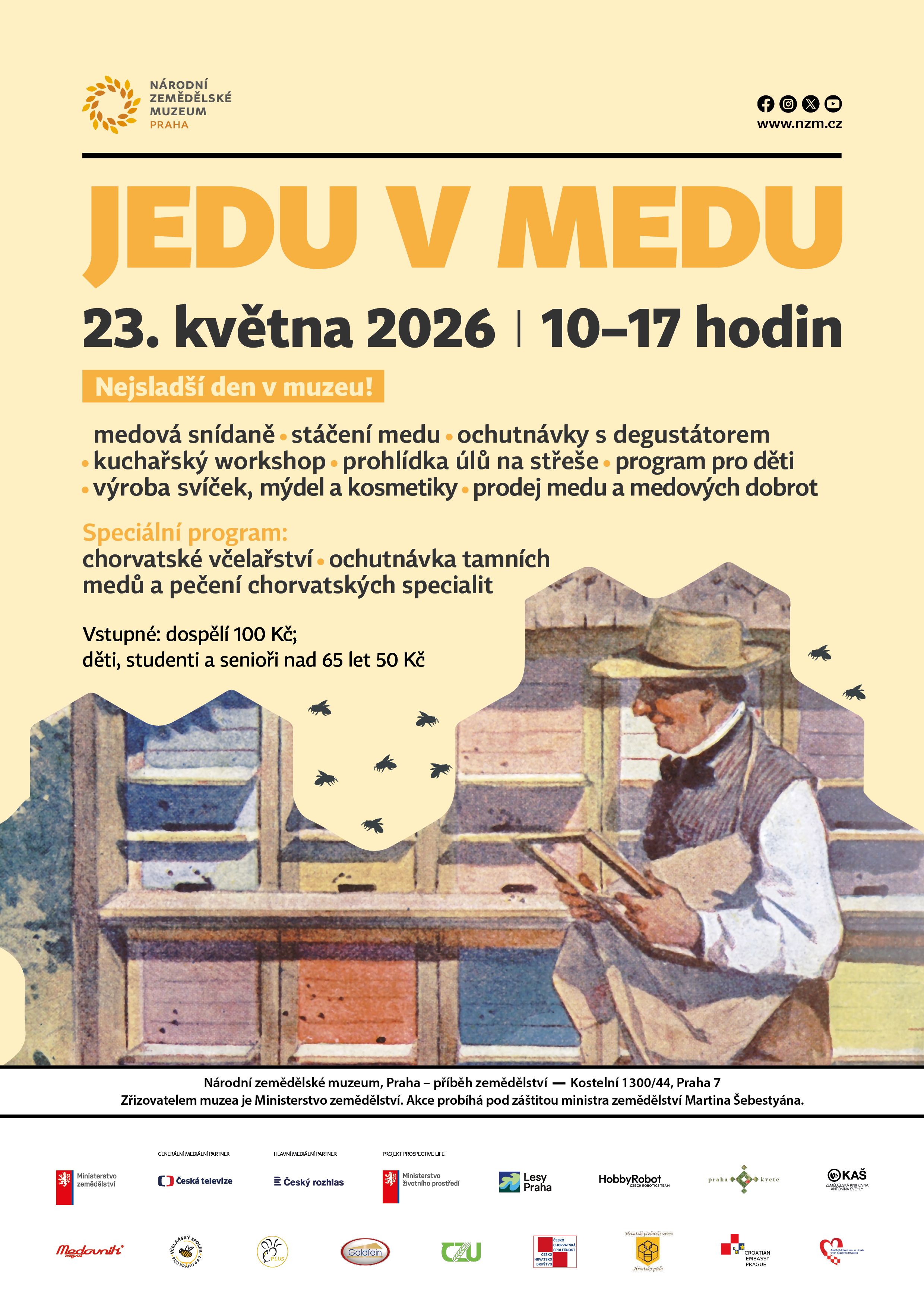 Jedu v medu 2026 - plakát